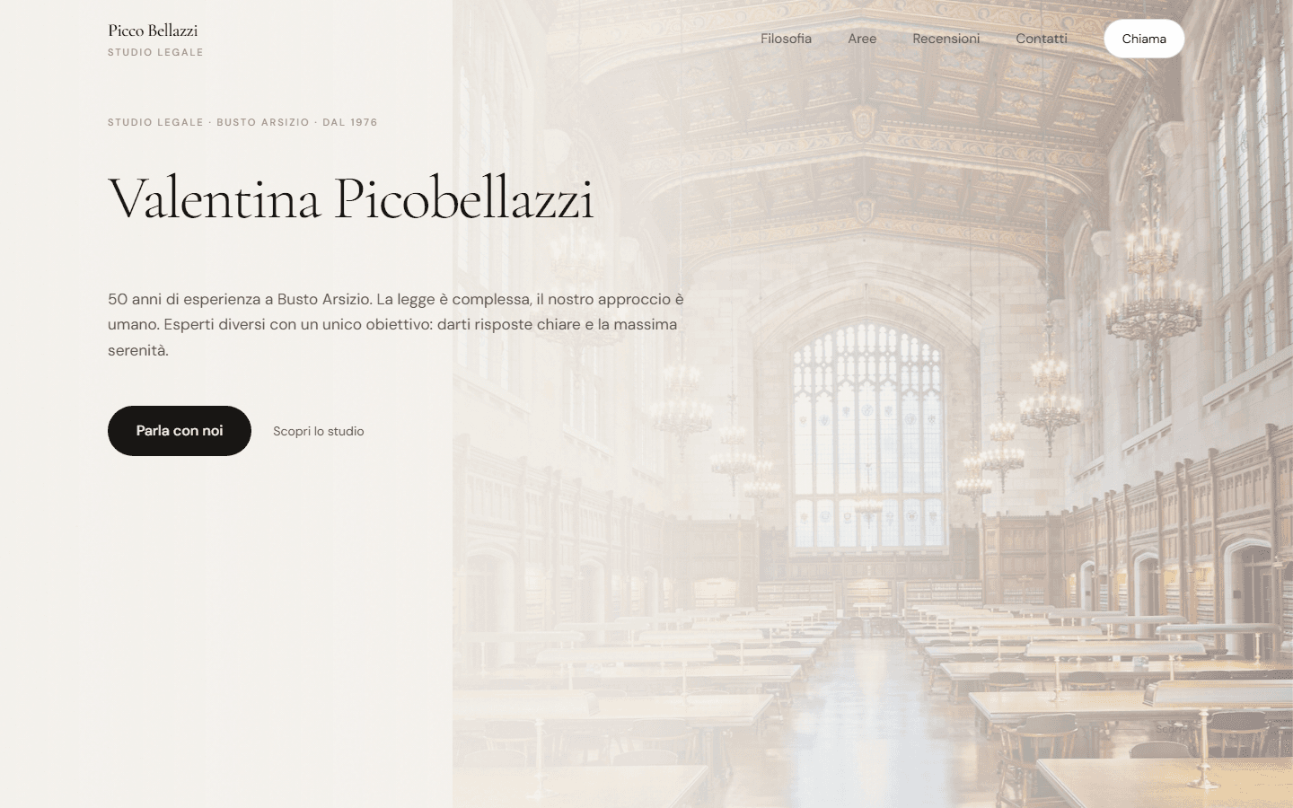 Schermata di Studio Picco Bellazzi
